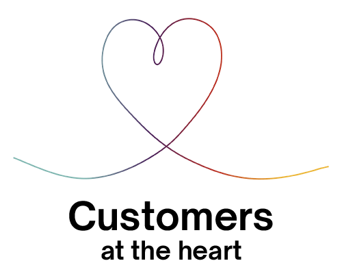 Customers at the heart